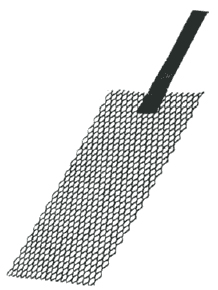 Platinised titanium anode