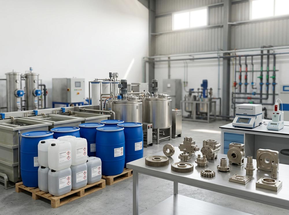 Electroless Nickel Plating Chemicals UAE for industrial metal finishing