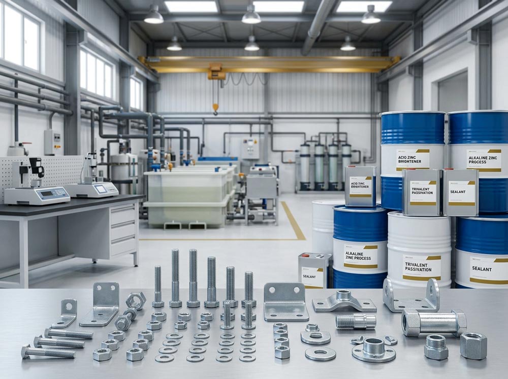 Zinc Plating Chemicals UAE for corrosion protection and electroplating